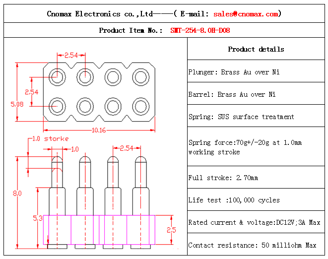 Pogo pin connector