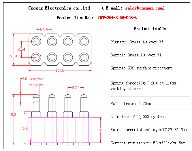 Pogo pin connector