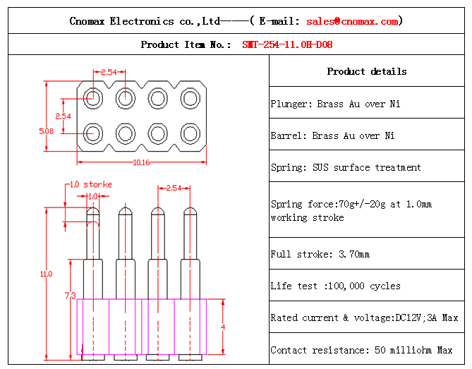 Pogo pin connector