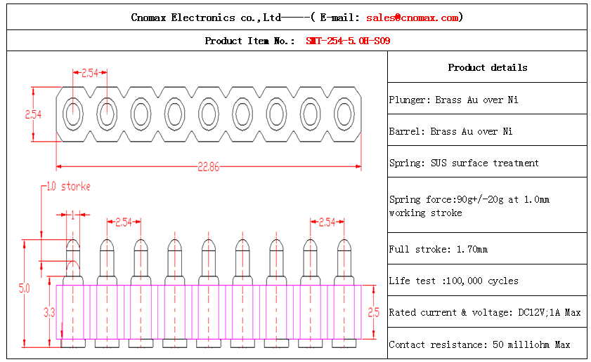 Pogo pin connector