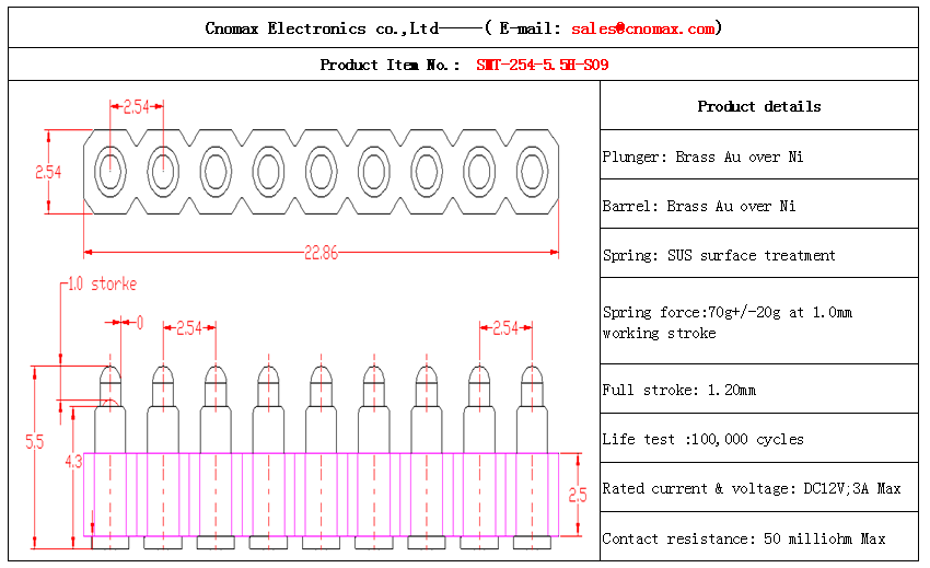 Pogo pin connector