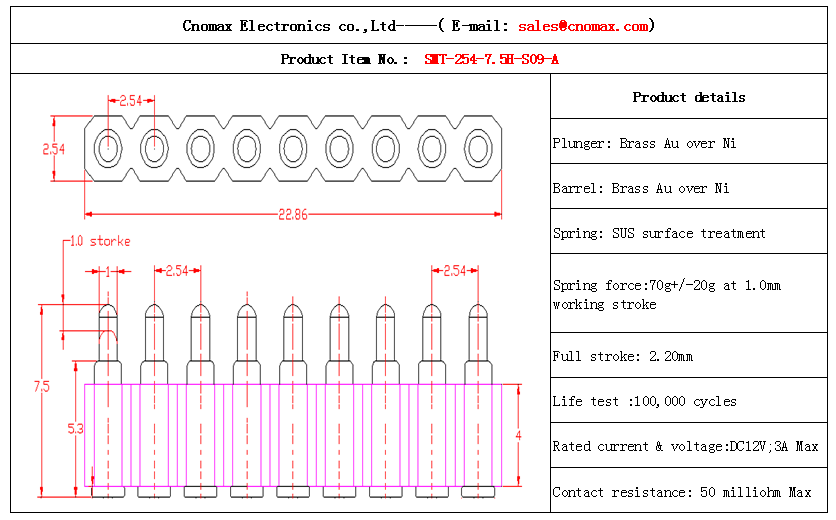 Pogo pin connector