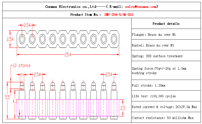 Pogo pin connector