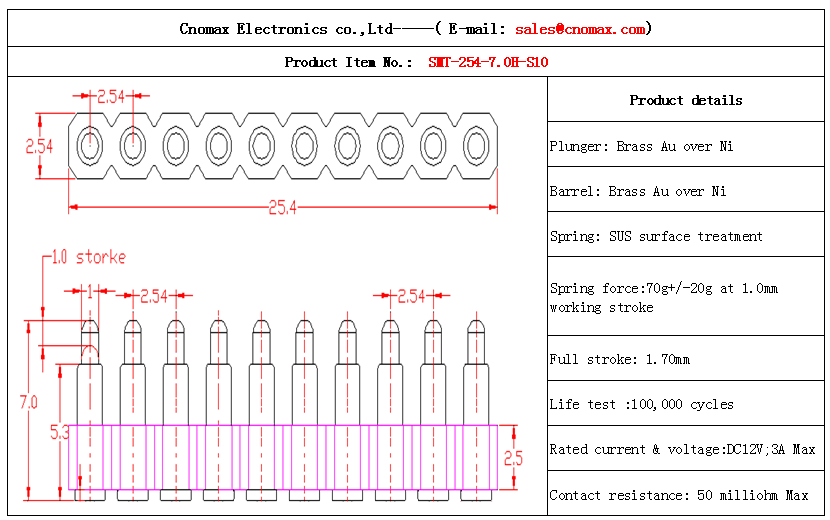 Pogo pin connector