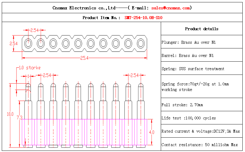 Pogo pin connector