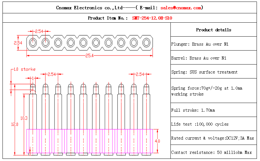 Pogo pin connector