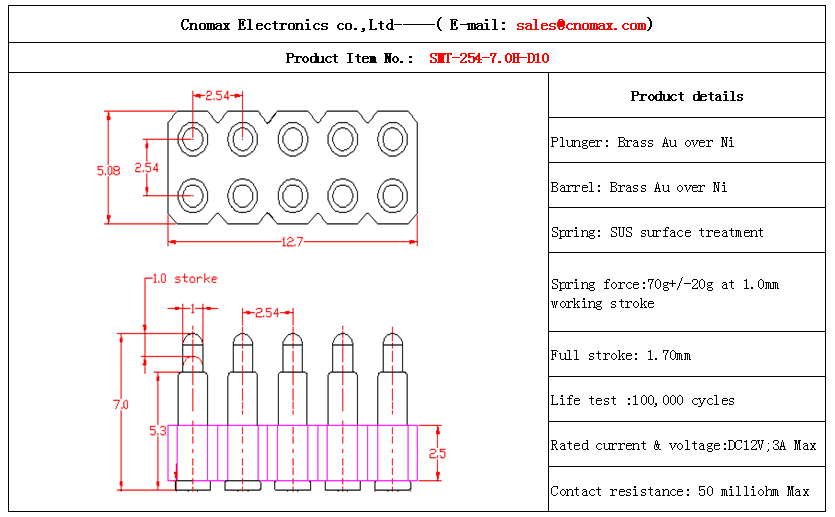 Pogo pin connector