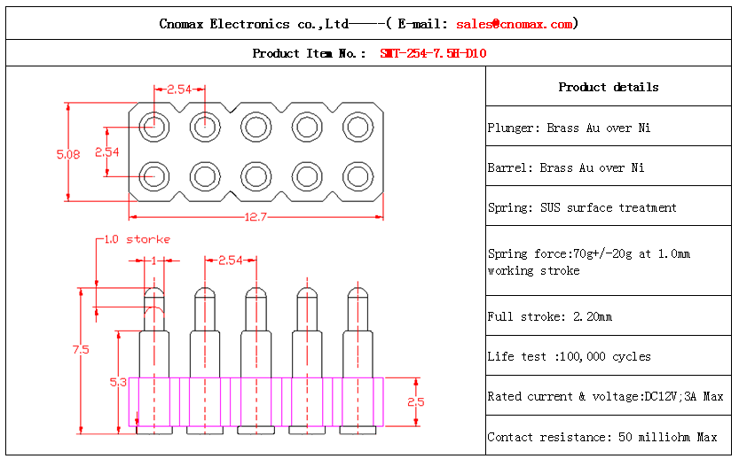 Pogo pin connector