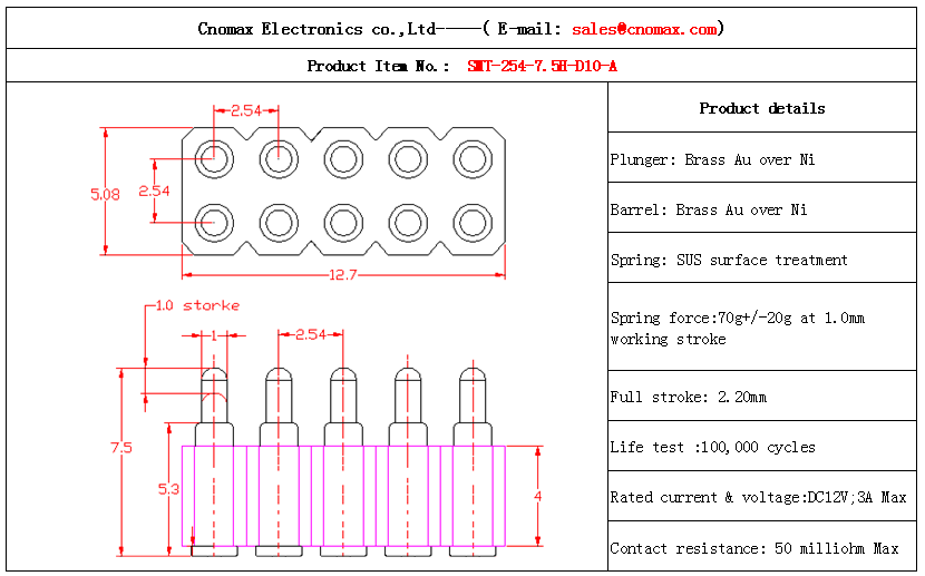 Pogo pin connector