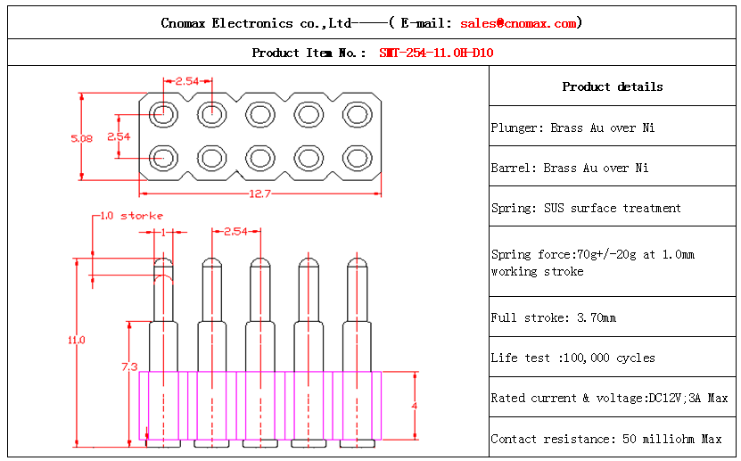 SMT type Connector