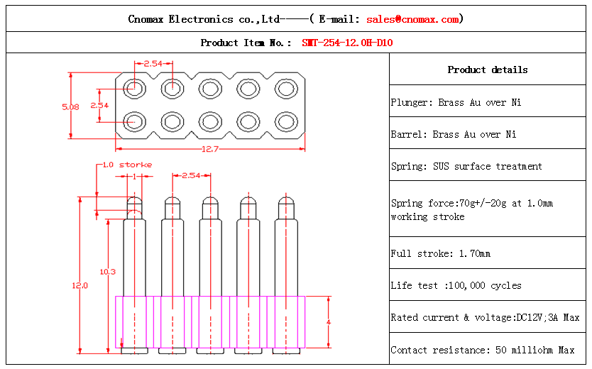 Pogo pin connector