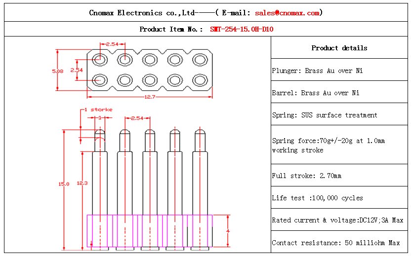 Pogo pin connector