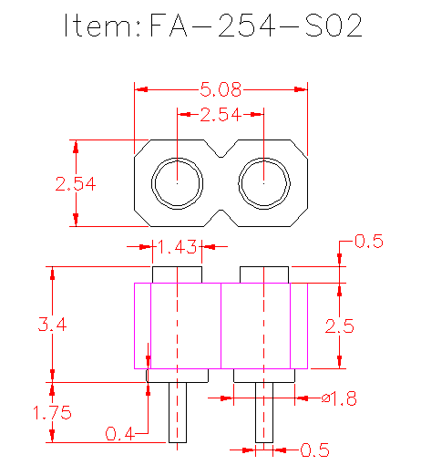 female pogo pin connector