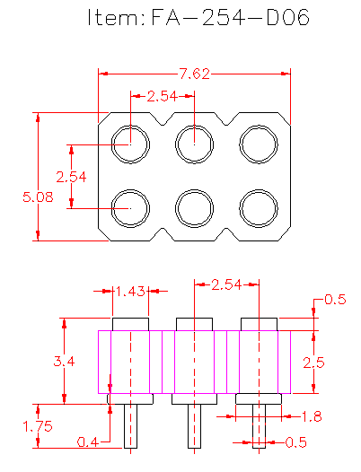 female pogo pin connector